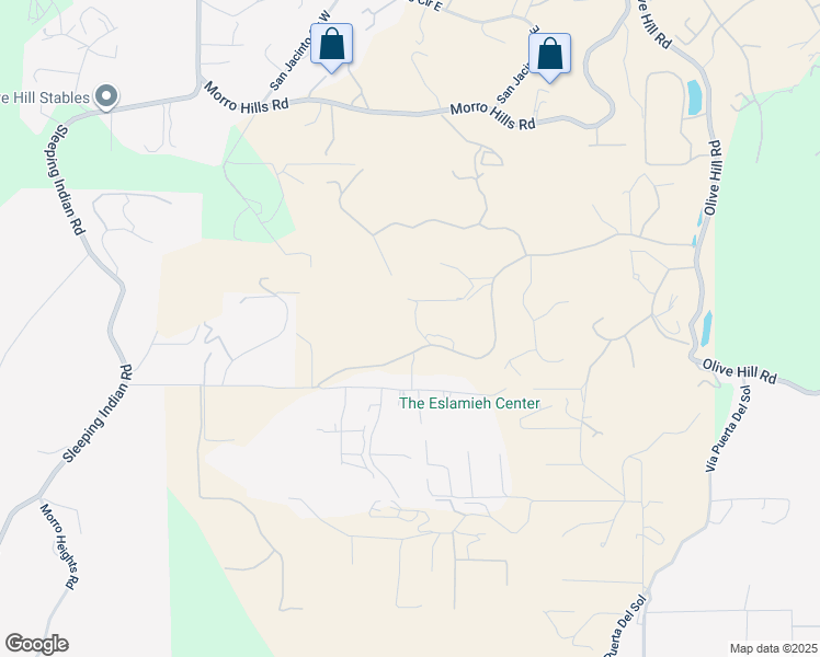 map of restaurants, bars, coffee shops, grocery stores, and more near 505 Puerta De Lomas in Fallbrook