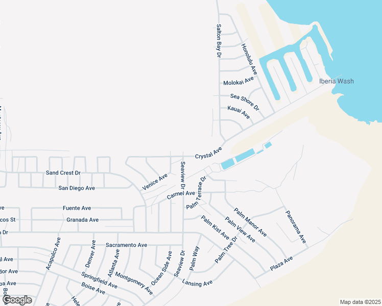 map of restaurants, bars, coffee shops, grocery stores, and more near 820 Crystal Avenue in Thermal