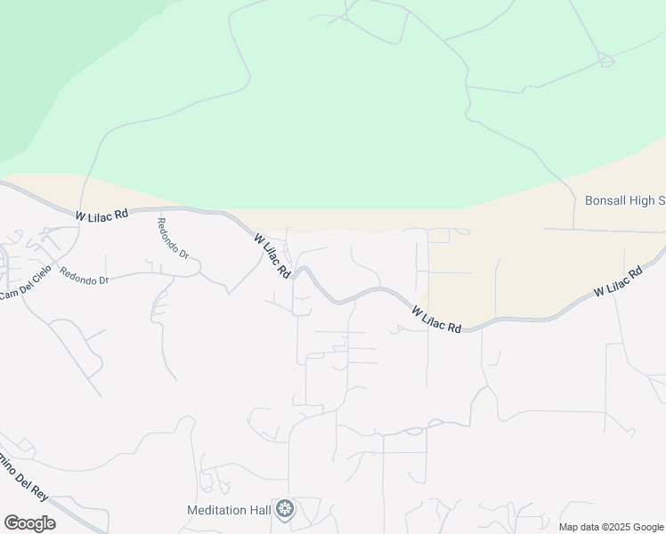 map of restaurants, bars, coffee shops, grocery stores, and more near 32084 Taliesin Way in Bonsall
