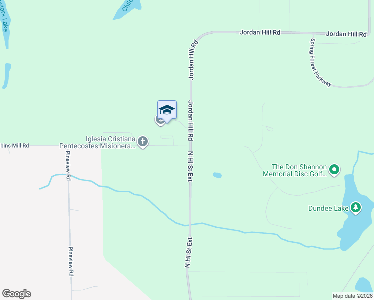 map of restaurants, bars, coffee shops, grocery stores, and more near 646 Dobbins Mill Road in Griffin