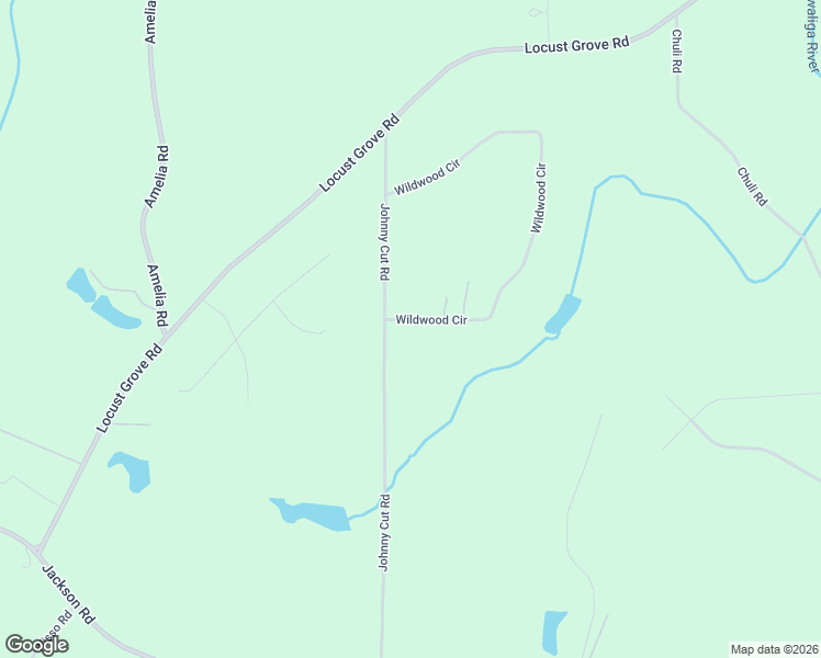 map of restaurants, bars, coffee shops, grocery stores, and more near 24 Wildwood Circle in Griffin
