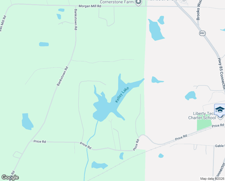 map of restaurants, bars, coffee shops, grocery stores, and more near 253 West Kelly Lake Drive in Brooks