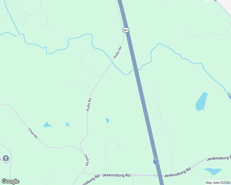 map of restaurants, bars, coffee shops, grocery stores, and more near 460 Pullin Road in Locust Grove