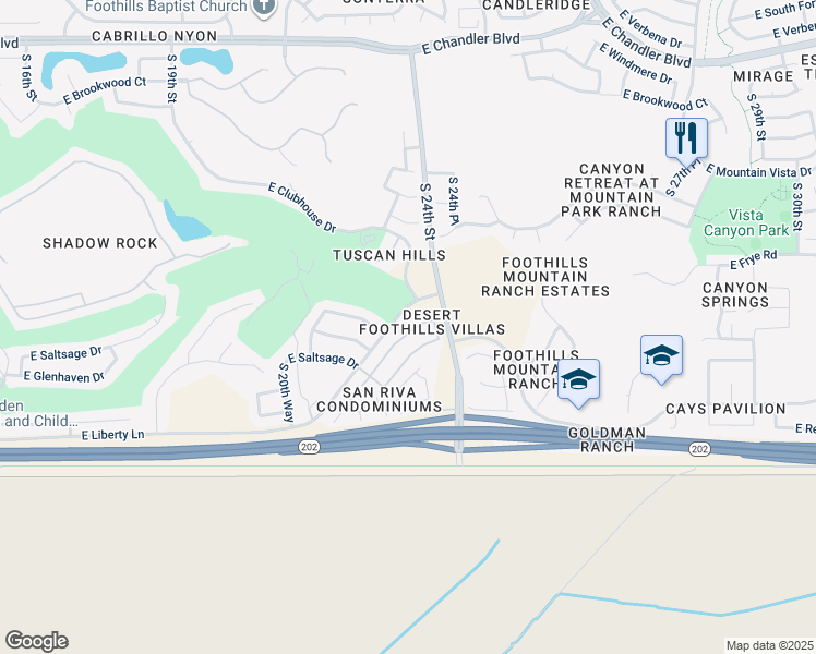 map of restaurants, bars, coffee shops, grocery stores, and more near in Phoenix