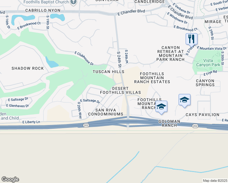map of restaurants, bars, coffee shops, grocery stores, and more near in Phoenix