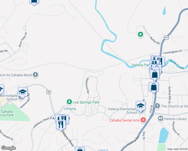 map of restaurants, bars, coffee shops, grocery stores, and more near 298 Appleford Road in Helena