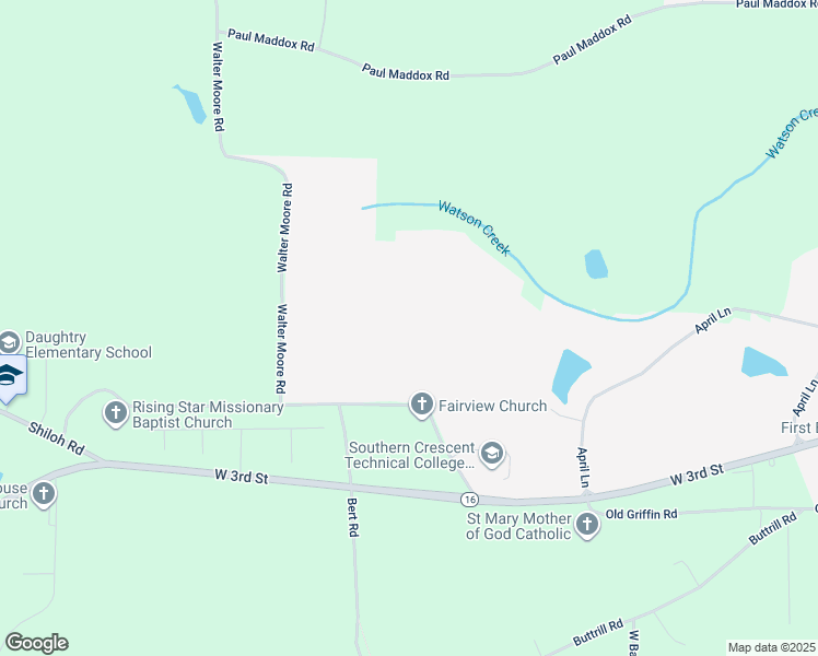 map of restaurants, bars, coffee shops, grocery stores, and more near 520 Fairfield Church Road in Jackson