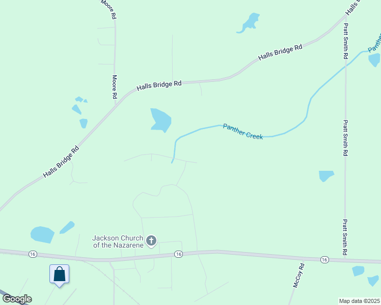 map of restaurants, bars, coffee shops, grocery stores, and more near 112 Panther Woods Drive in Jackson