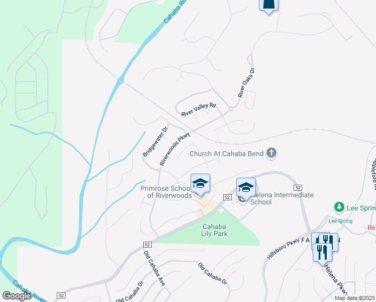 map of restaurants, bars, coffee shops, grocery stores, and more near 555 Park Lake Lane in Helena