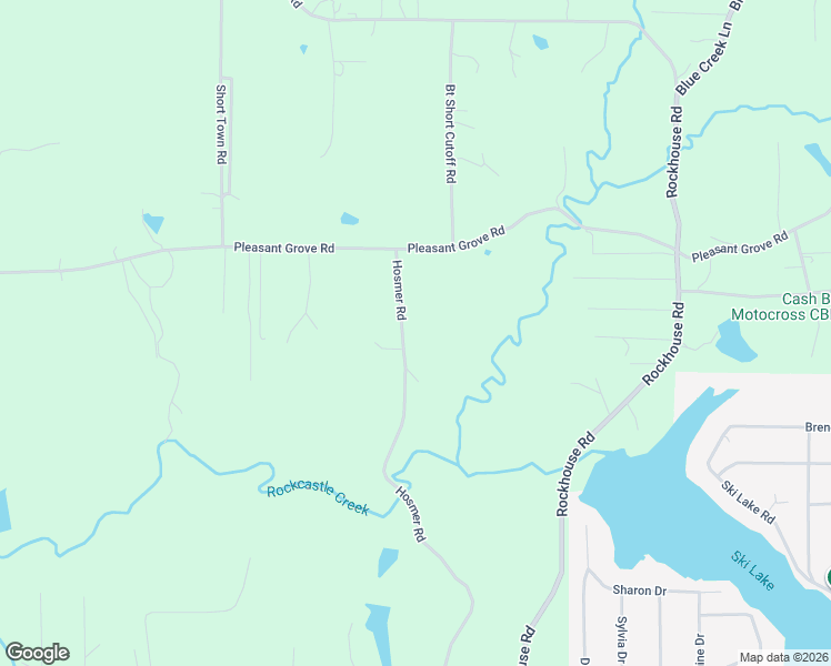 map of restaurants, bars, coffee shops, grocery stores, and more near 13703 Hosmer Road in Vance