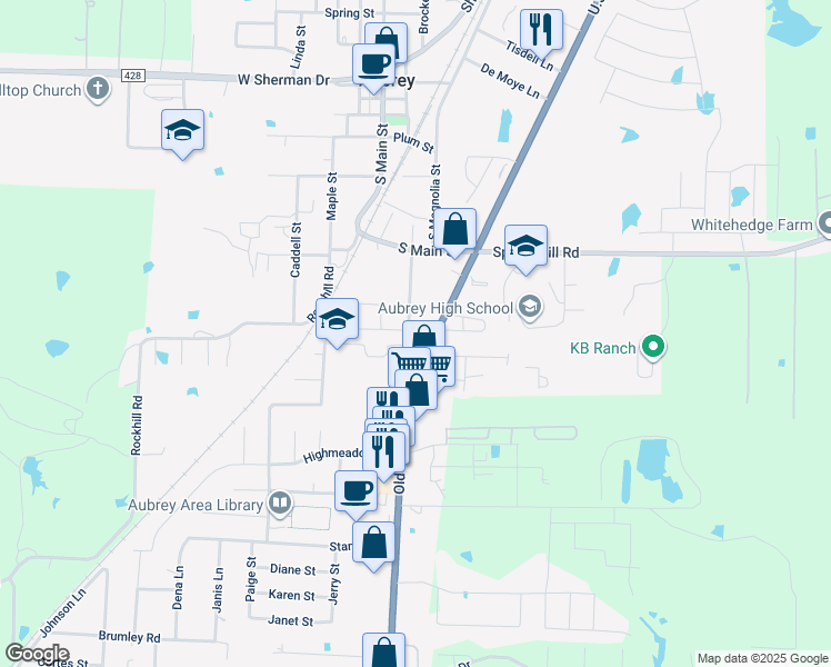 807 Chestnut Street, Aubrey TX Walk Score