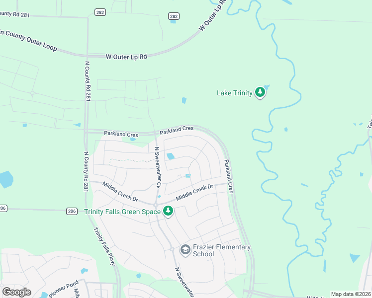 map of restaurants, bars, coffee shops, grocery stores, and more near 917 Forgotten Forest Way in McKinney