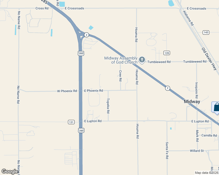 map of restaurants, bars, coffee shops, grocery stores, and more near 6400-6498 Cree Road in Dexter