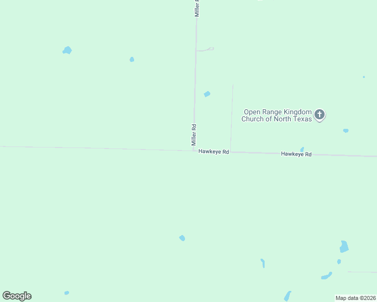 map of restaurants, bars, coffee shops, grocery stores, and more near Hawkeye Road in Krum
