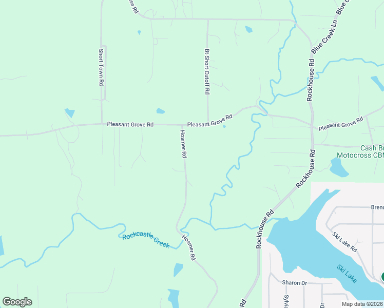 map of restaurants, bars, coffee shops, grocery stores, and more near 13703 Hosmer Road in Vance