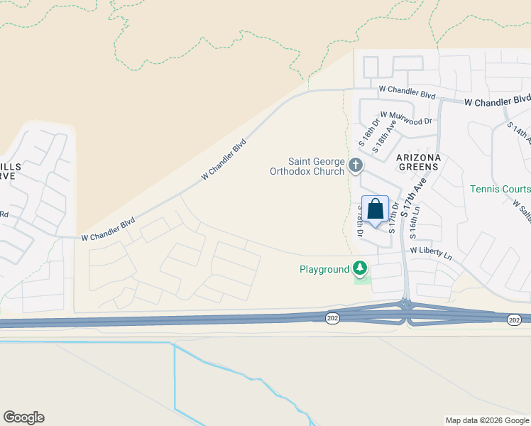 map of restaurants, bars, coffee shops, grocery stores, and more near 1899 West Glenhaven Drive in Phoenix