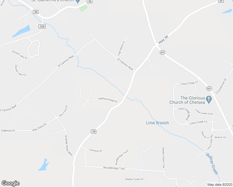 map of restaurants, bars, coffee shops, grocery stores, and more near 205 Highland Ridge Cove in Chelsea