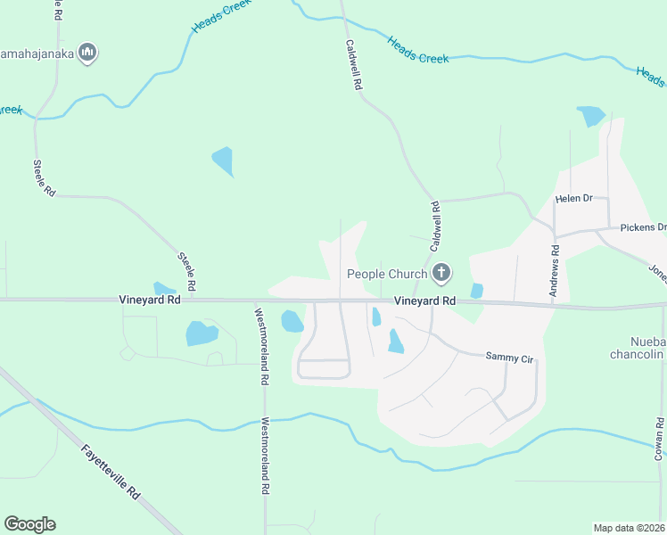 map of restaurants, bars, coffee shops, grocery stores, and more near 1003 Vineyard Road in Griffin