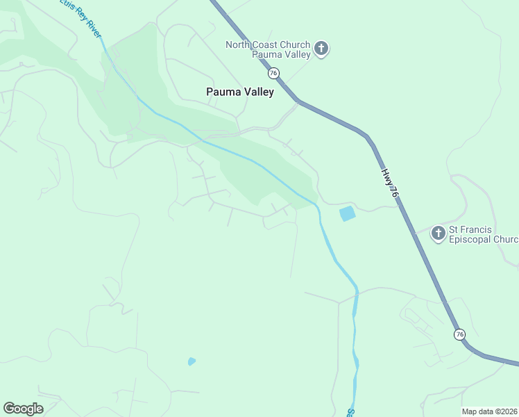 map of restaurants, bars, coffee shops, grocery stores, and more near 32224 Wiskon Way West in Pauma Valley
