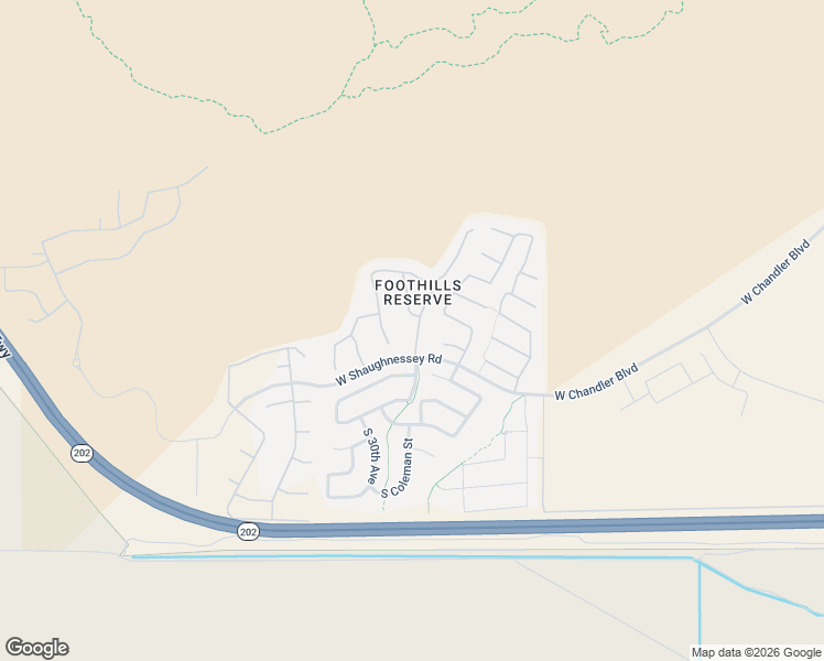 map of restaurants, bars, coffee shops, grocery stores, and more near 16409 South 29th Avenue in Phoenix