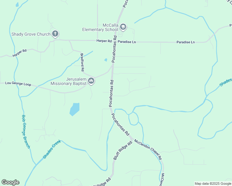 map of restaurants, bars, coffee shops, grocery stores, and more near 4265 Brookforest Drive in Bessemer