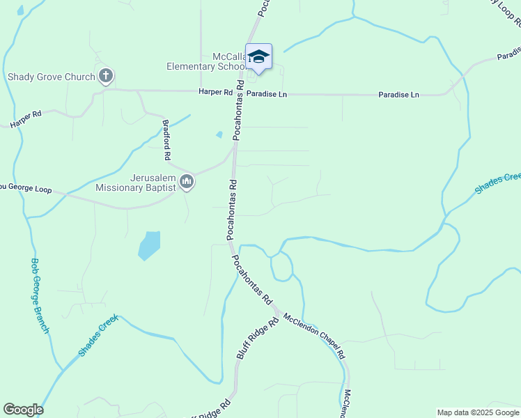 map of restaurants, bars, coffee shops, grocery stores, and more near 4265 Brookforest Dr in Bessemer