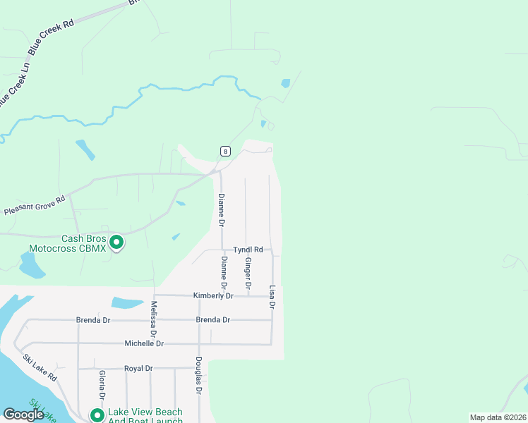 map of restaurants, bars, coffee shops, grocery stores, and more near 13724 Lisa Drive in McCalla