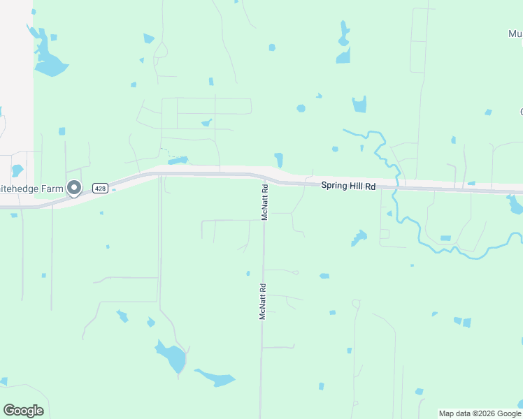 map of restaurants, bars, coffee shops, grocery stores, and more near 6250 McNatt Road in Aubrey