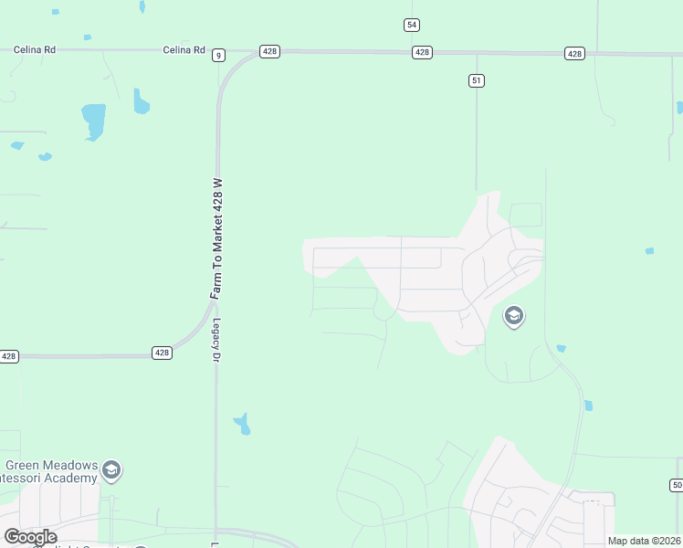 map of restaurants, bars, coffee shops, grocery stores, and more near 3020 Eccleston Street in Celina