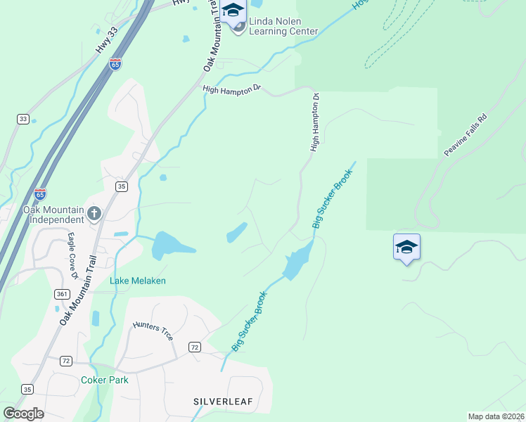 map of restaurants, bars, coffee shops, grocery stores, and more near 105 Hampton Lane in Pelham