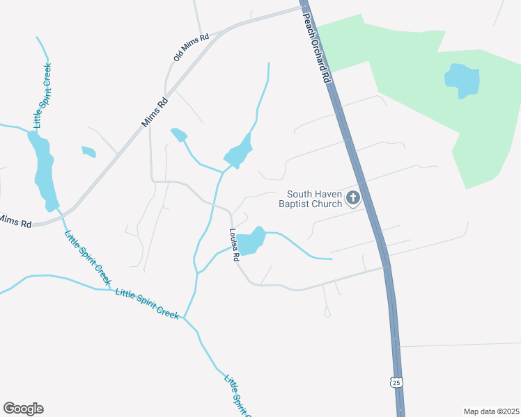 map of restaurants, bars, coffee shops, grocery stores, and more near 2109 Louisa Road in Hephzibah