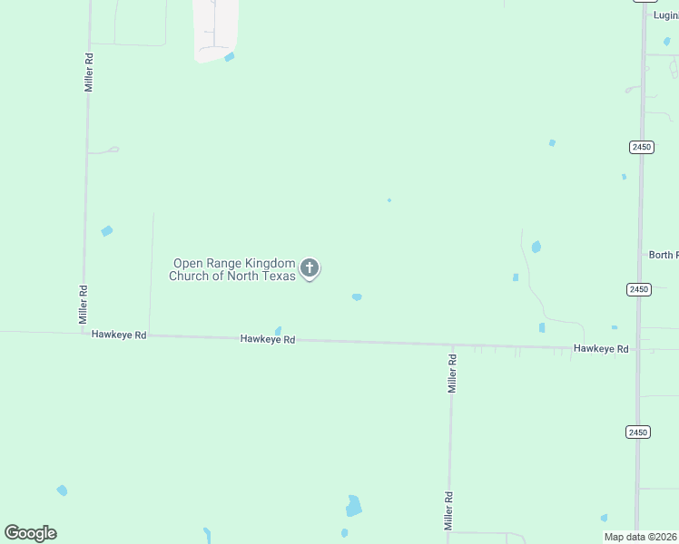 map of restaurants, bars, coffee shops, grocery stores, and more near 7156 Hawkeye Road in Krum