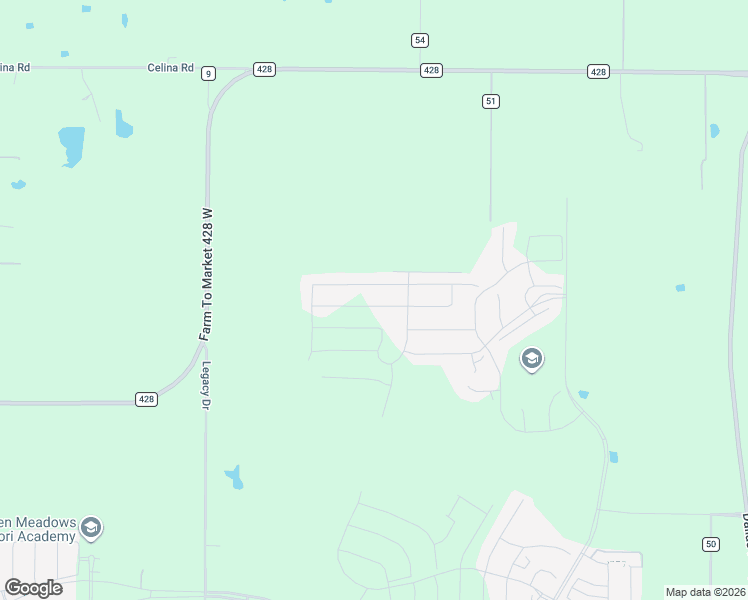 map of restaurants, bars, coffee shops, grocery stores, and more near 2928 Eccleston Street in Celina