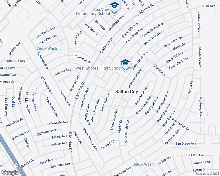 map of restaurants, bars, coffee shops, grocery stores, and more near 2363 Shore Isle Avenue in Thermal