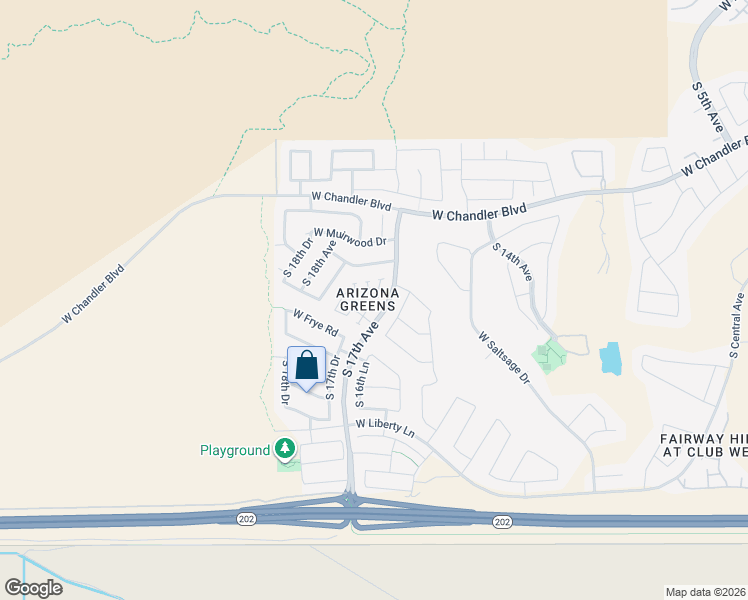 map of restaurants, bars, coffee shops, grocery stores, and more near 1711 West Amberwood Drive in Phoenix