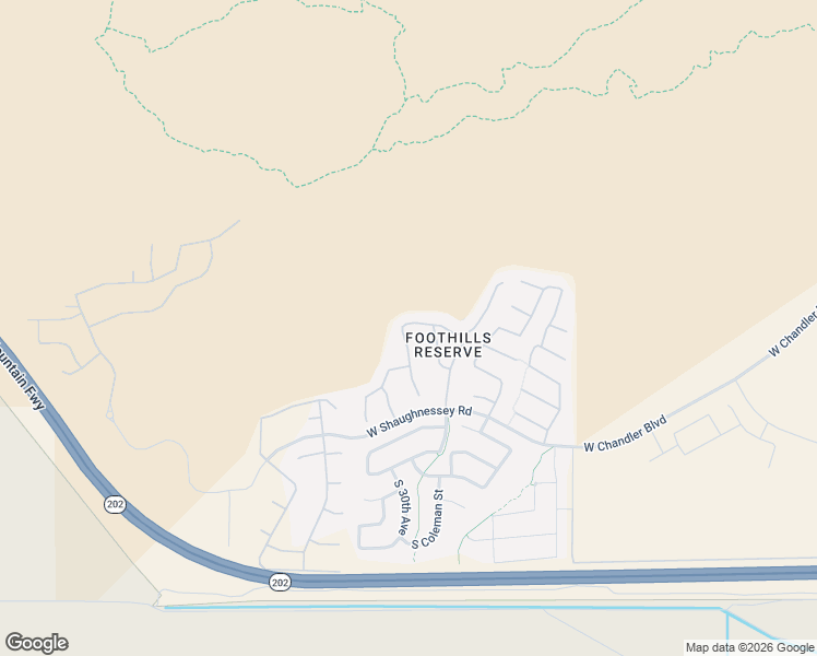 map of restaurants, bars, coffee shops, grocery stores, and more near 2926 West Amberwood Drive in Phoenix