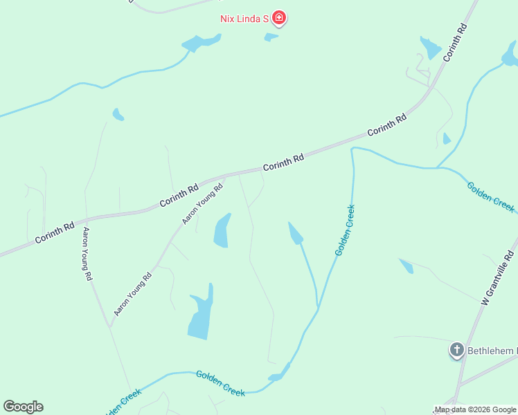 map of restaurants, bars, coffee shops, grocery stores, and more near 2386 Corinth Road in Newnan