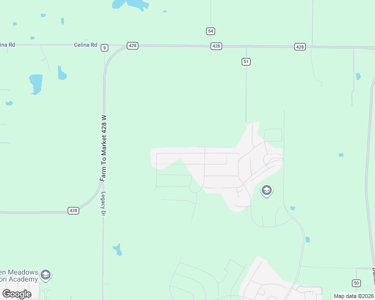 map of restaurants, bars, coffee shops, grocery stores, and more near 2929 Saltwood Court in Celina