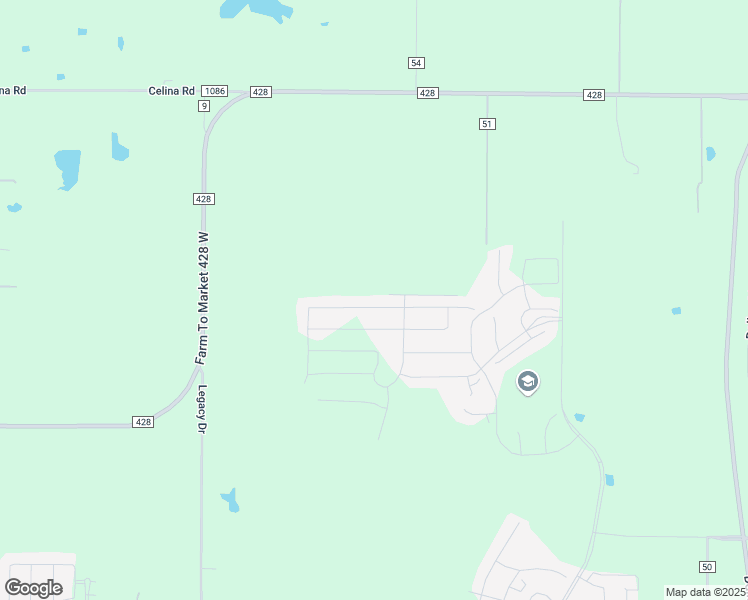 map of restaurants, bars, coffee shops, grocery stores, and more near 2929 Saltwood Court in Celina