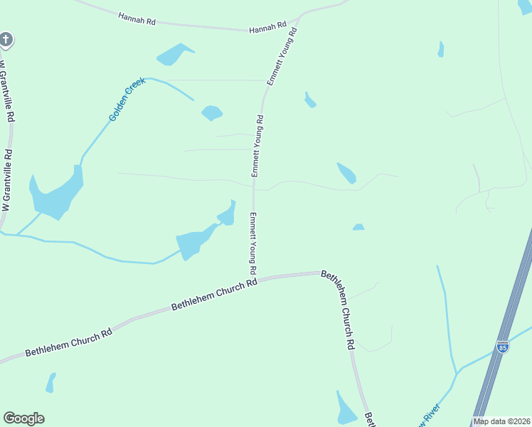 map of restaurants, bars, coffee shops, grocery stores, and more near 125 Emmett Young Road in Grantville