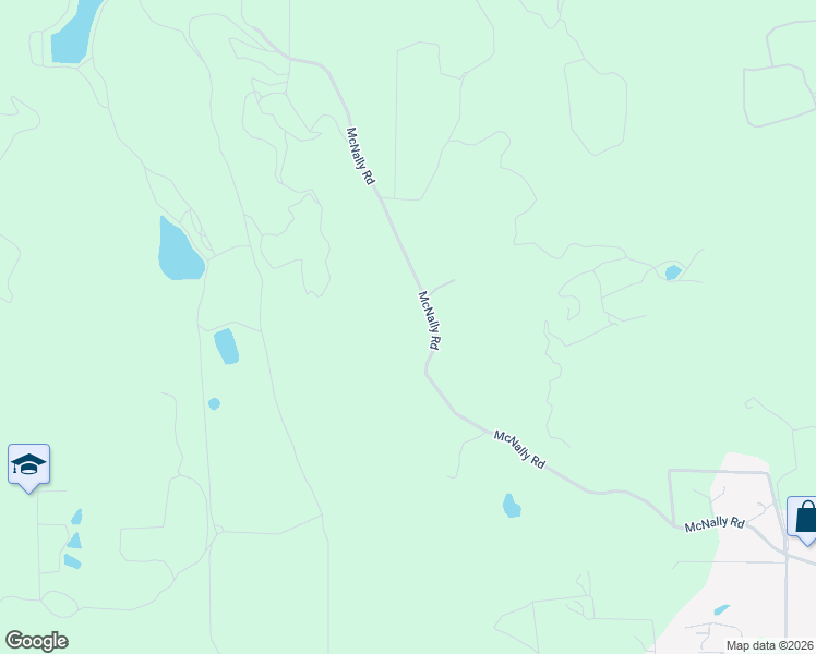 map of restaurants, bars, coffee shops, grocery stores, and more near 13155 McNally Road in Valley Center