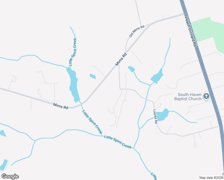 map of restaurants, bars, coffee shops, grocery stores, and more near 2160 Louisa Road in Hephzibah