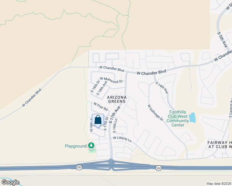 map of restaurants, bars, coffee shops, grocery stores, and more near 1726 West Amberwood Drive in Phoenix