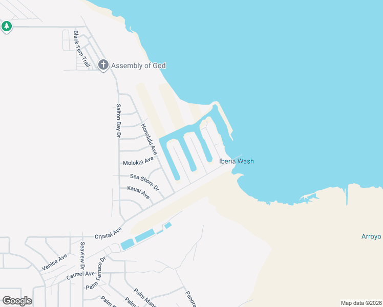 map of restaurants, bars, coffee shops, grocery stores, and more near 2357 Lanai Lane in Thermal
