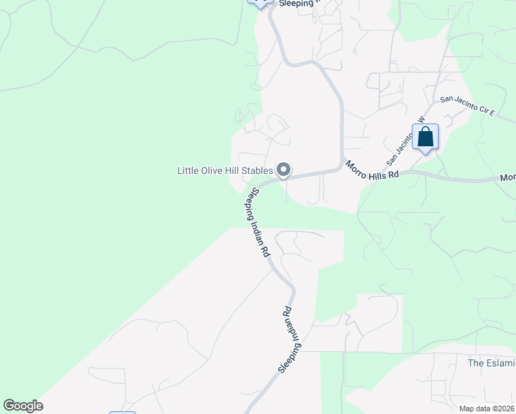 map of restaurants, bars, coffee shops, grocery stores, and more near 5096 Sleeping Indian Road in Fallbrook