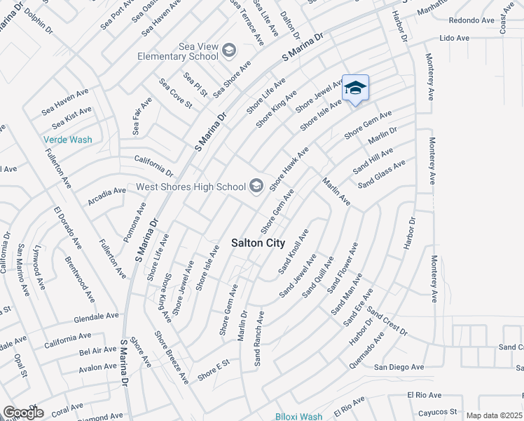 map of restaurants, bars, coffee shops, grocery stores, and more near 2378 Shore Hawk Avenue in Thermal