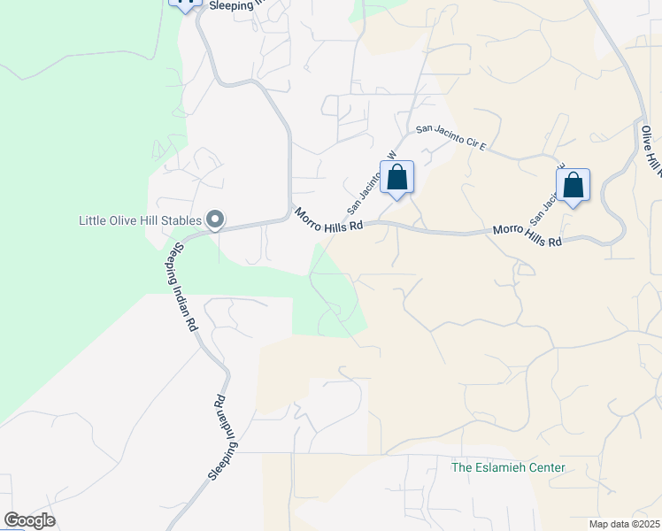 map of restaurants, bars, coffee shops, grocery stores, and more near 5030 San Jacinto Circle West in Fallbrook