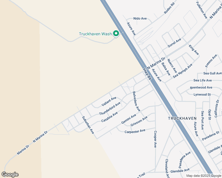 map of restaurants, bars, coffee shops, grocery stores, and more near 1492 North Marina Drive in Thermal