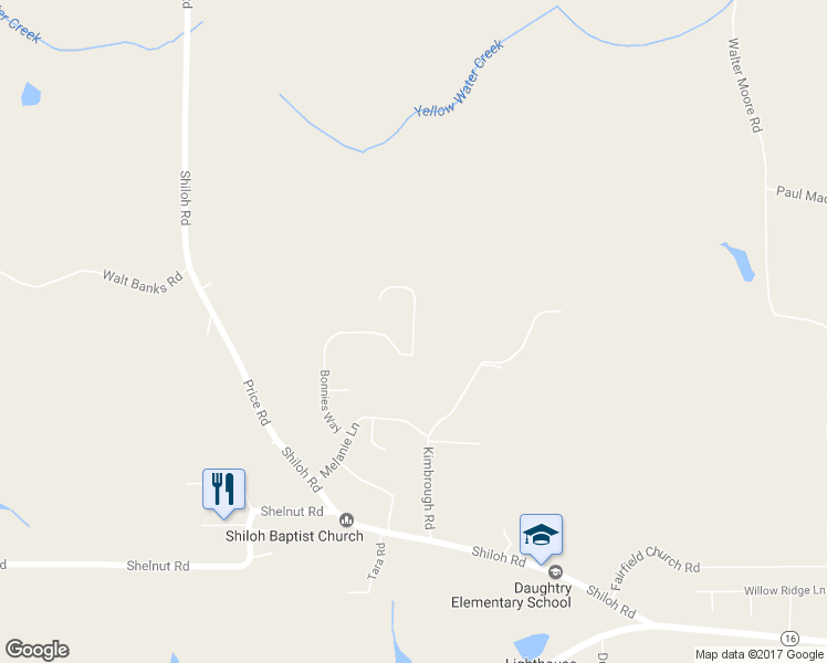 map of restaurants, bars, coffee shops, grocery stores, and more near 215 Bonnies Way in Jenkinsburg