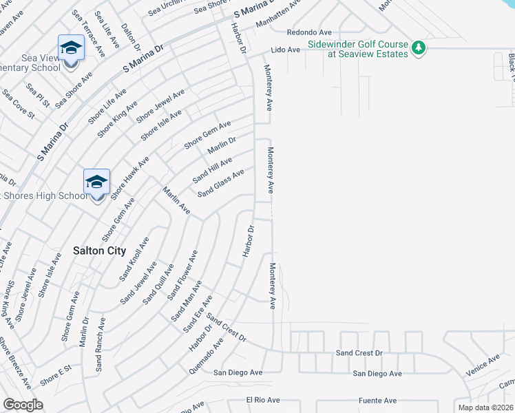 map of restaurants, bars, coffee shops, grocery stores, and more near 1015 Sea Shore Avenue in Thermal